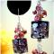 Violet Petal Lampwork Bali SterlingSilver Earrings~HSH*