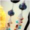 Miracle Lampwork Swarovski Crystal silver earrings~HSH*