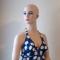 Vintage Floral Swim Dress