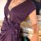 Dress in violet