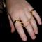 Double Finger Chain Ring