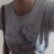 Close up of my Dino tee.