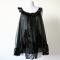 Black Babydoll Double Chiffon Vintage Tosca Teddy Set