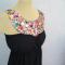 Black Dress With Detachable Beaded Yoke