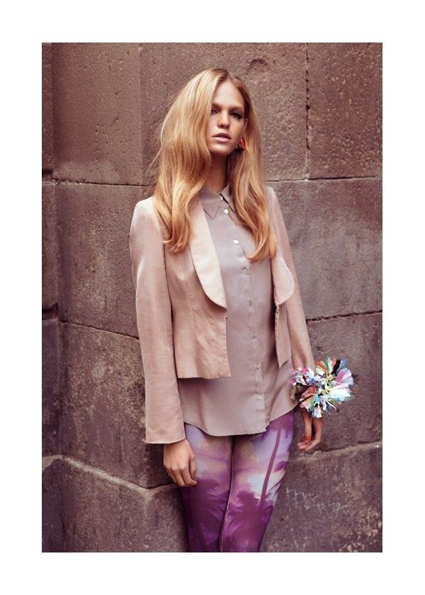 purple pastel spring fashion