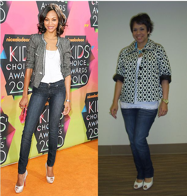 Zoe Saldana Inspire Look!