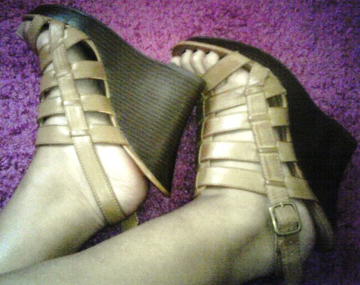 Nude Wedges