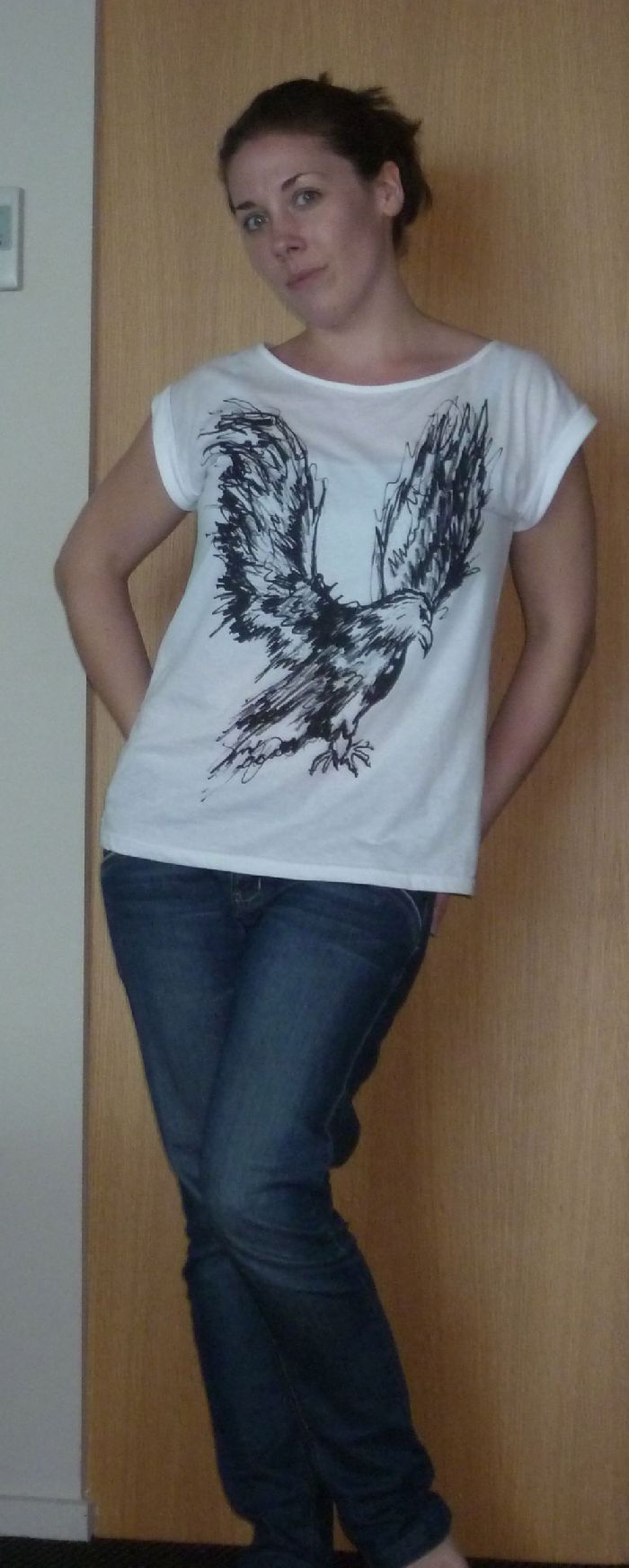 Kiwi Falcon Tee. Relaxed travelling Tee