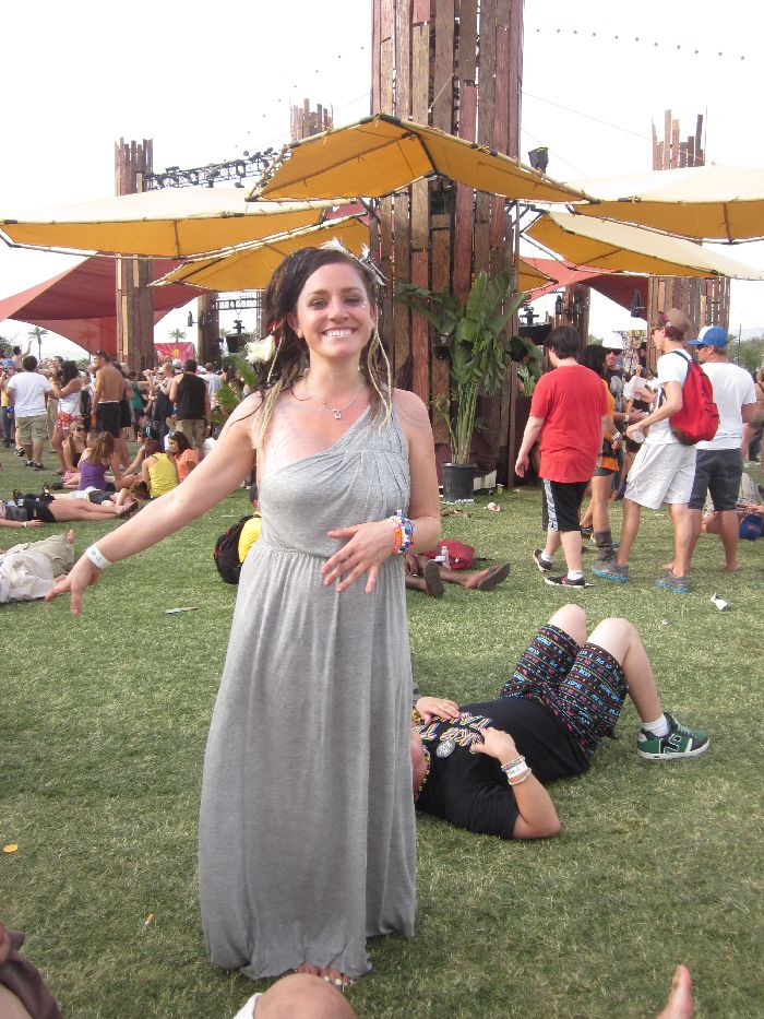 Coachella 2010 - Greek Goddess