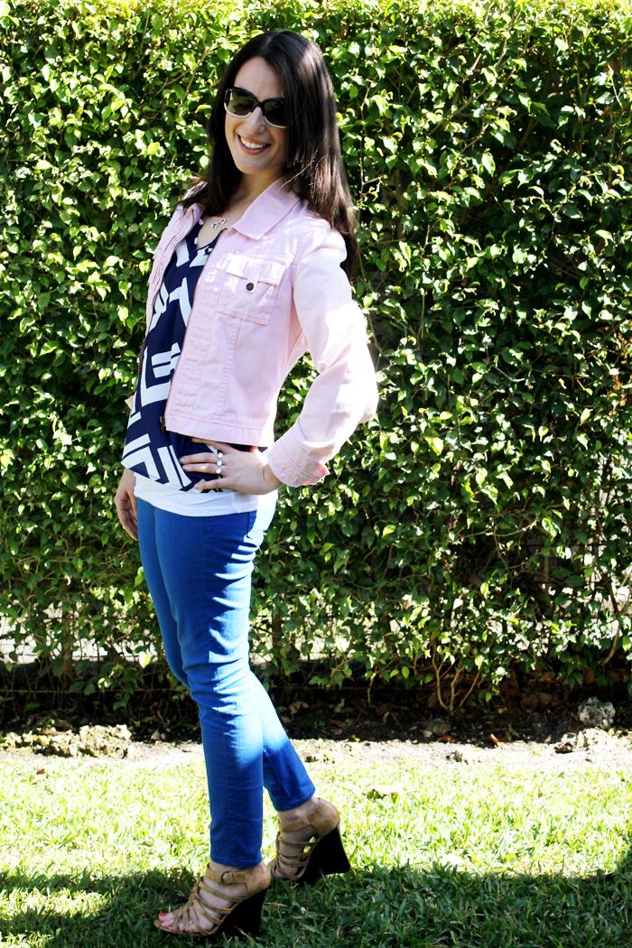 Pink Blue and Gladiator Wedges