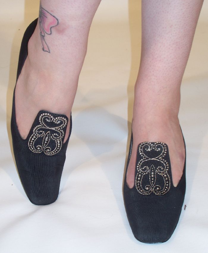 Vintage 60s RENAISSANCE Black Heels