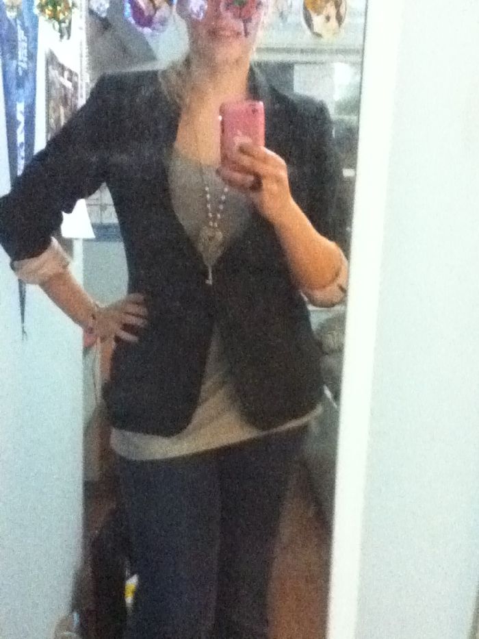 breaking out the blazer.