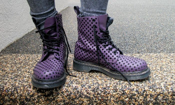 Purple Vintage boots