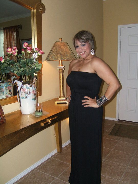 Super Long Black Maxie Dress
