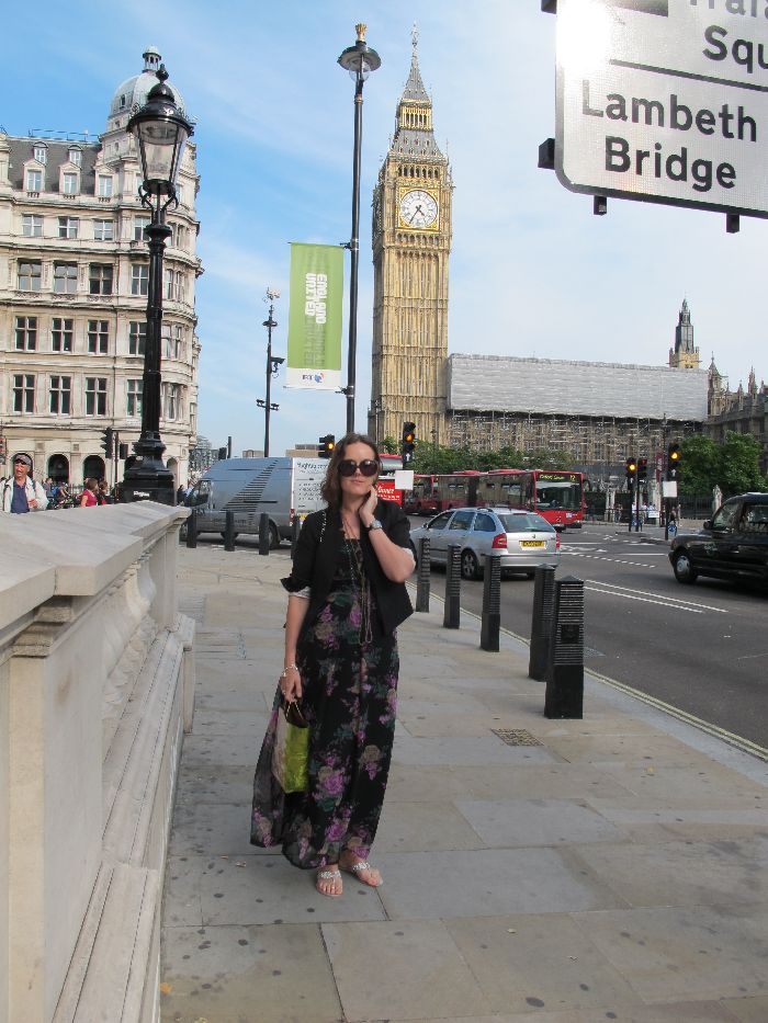 Posing with Ben, Big Ben