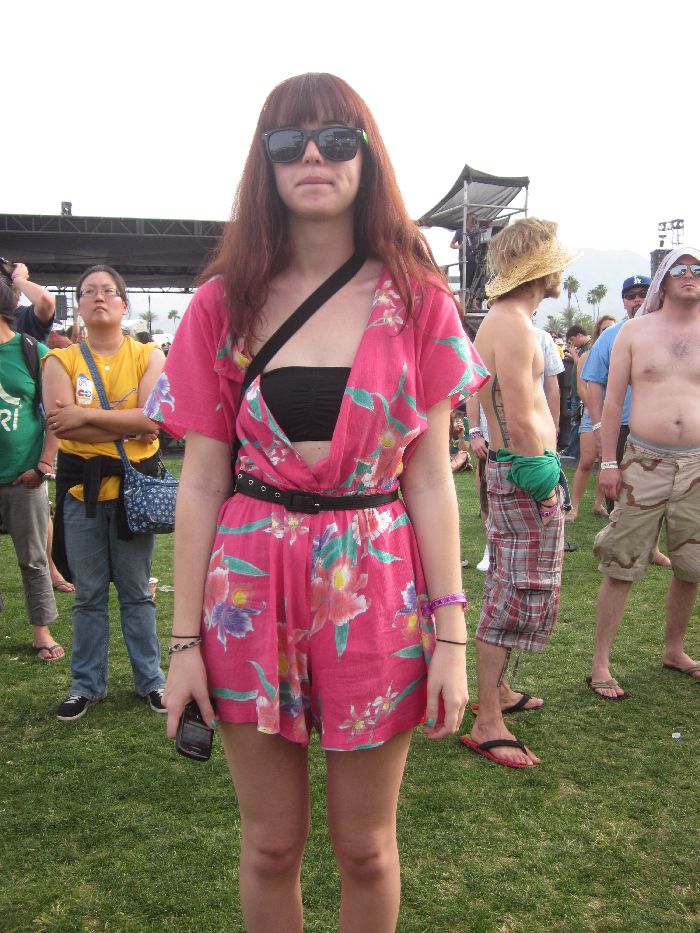 Coachella 2010 - Rompers are in this year.