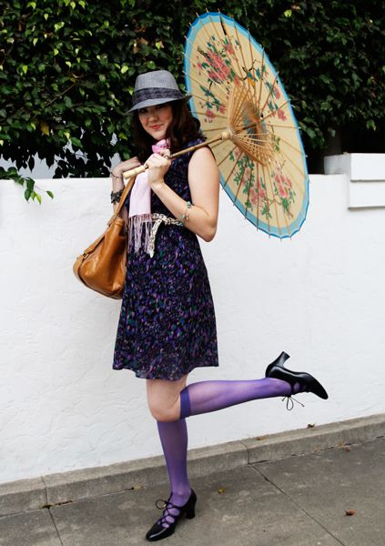 Molly wearing spring fashion trends.