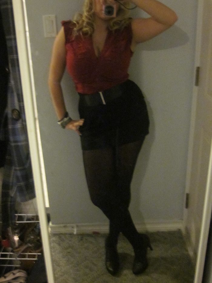 red and black night on the town :)