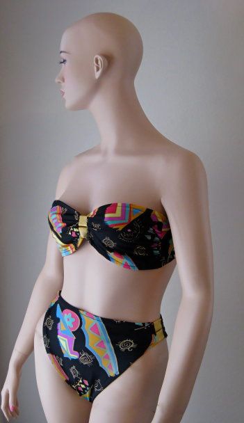 Fun Tribal Bikini from the 1980's